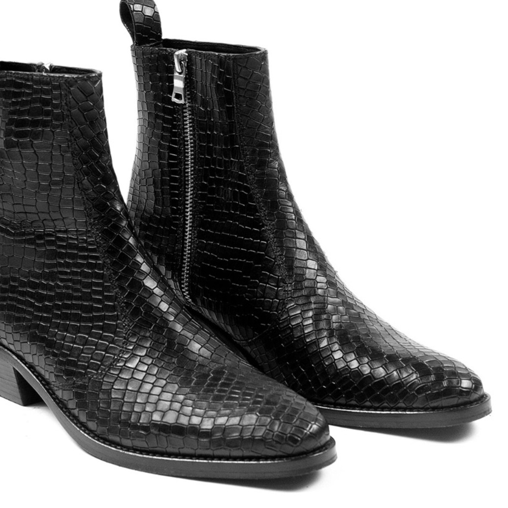 Black Snakeskin boots